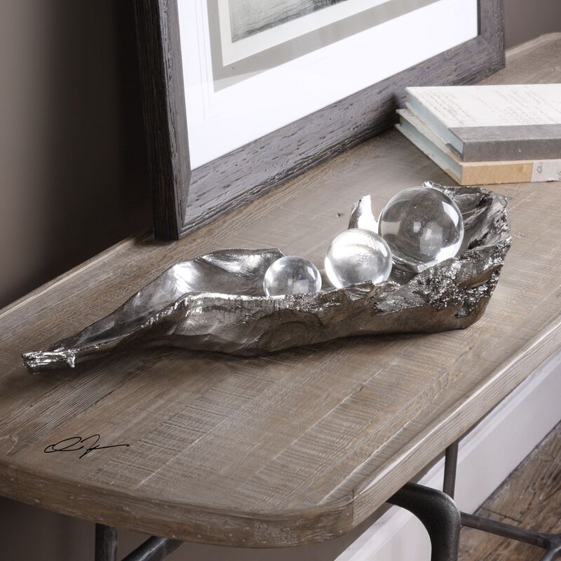 Uttermost Three Peas In A Pod Metallic Sculpture  image number 1